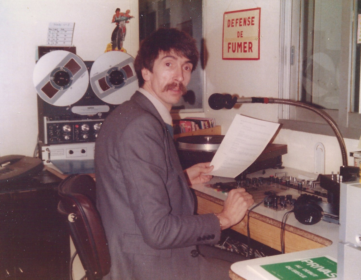 1er studio Radio Pile à Privas